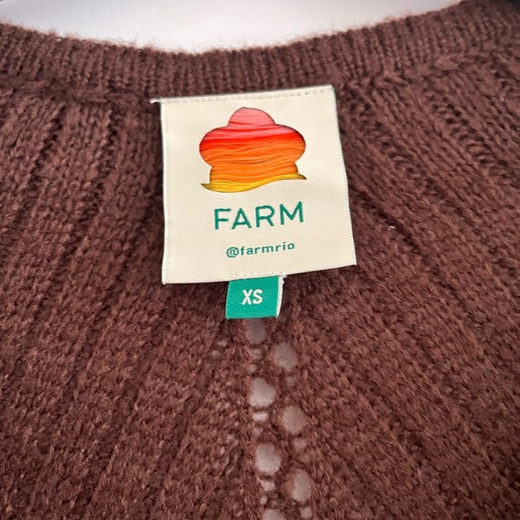 Farm Rio Brown cardigan. NWOT - Picture 4 of 8